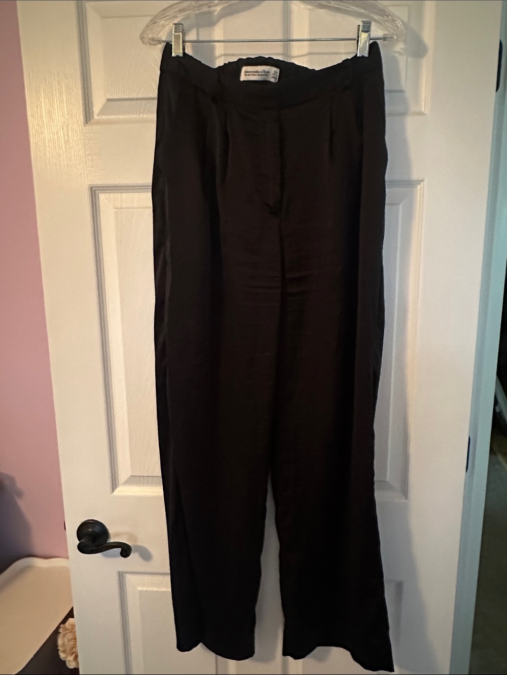 Abercrombie Black Wide-Leg Women’s Pants